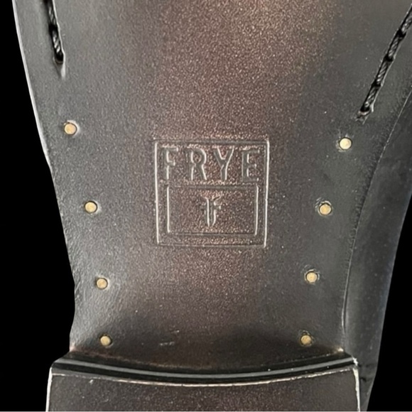 🌻NEW FRYE Melissa Button Equestrian Style Black Leather Boots || Size 5.5 - Picture 11 of 12